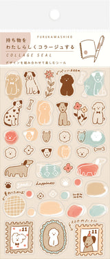Furukawashiko Collage Sticker Sheet - Dog