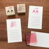 Stamp Marché Seasonal Illustration Stamp - May - Marle's Cherries