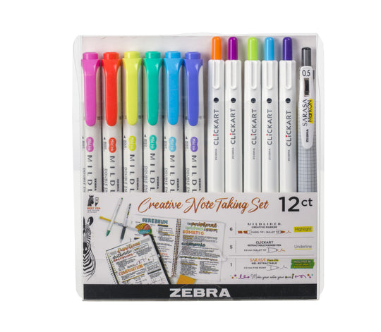 Zebra Creative Notetaking Set – Atlas Stationers