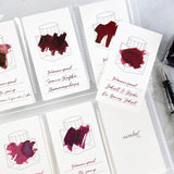 Wearingeul Ink Color Swatch Card - Vertical