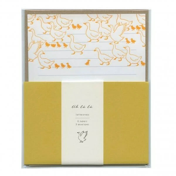 EL COMMUN Ah La La Letter Set - Ducks