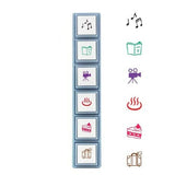 Kodomo No Kao Pochitto Pick Detachable Push Button Stamp Set - Hobbies