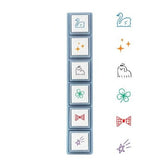 Kodomo No Kao Pochitto Pick Detachable Push Button Stamp Set - Planner Decoration