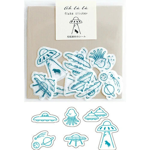 EL COMMUN Ah La La Flake Stickers - Aliens