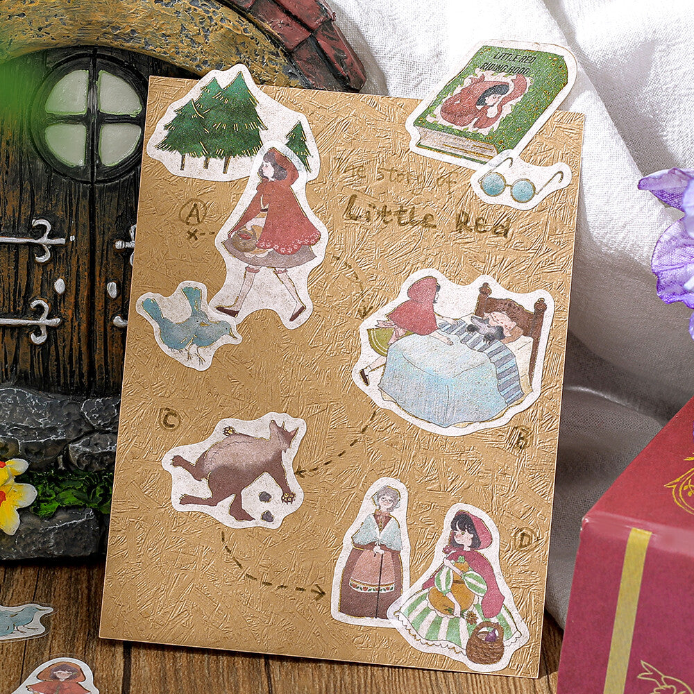 BGM Flake Stickers - Fairy Tale - Red Riding Hood