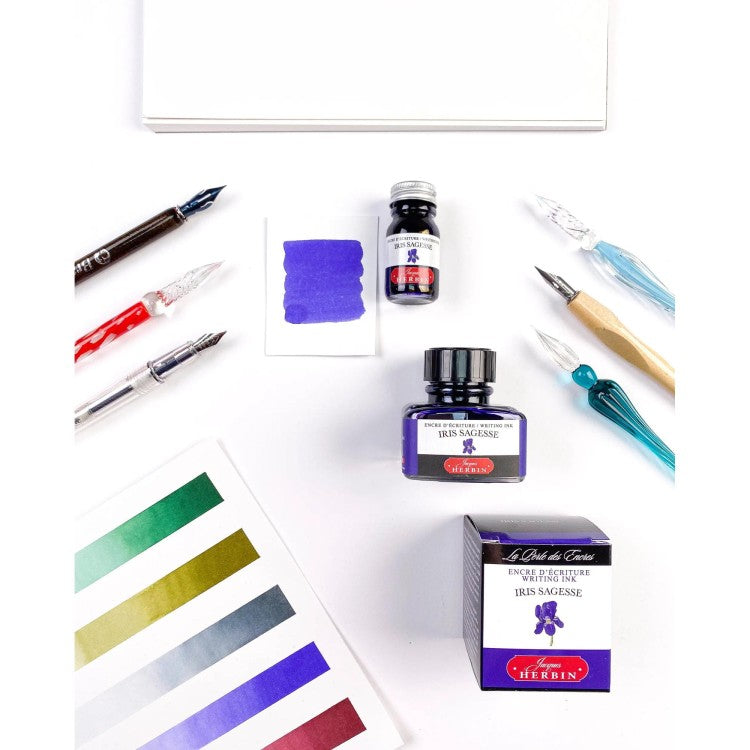 Jacques Herbin Iris Sagesse - 30ml Bottled Ink