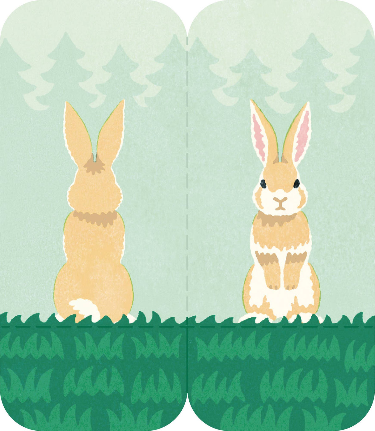 FUTAMATA-FUSEN Decoration Paper Tape - Size M - Rabbit