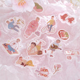 BGM Flake Stickers - Cherry-Blossom Viewing (Limited Edition)