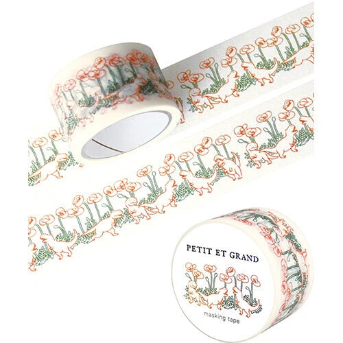 EL COMMUN Petit et Grand Masking Tape - Dinosaur