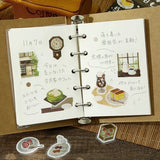 BGM Planner Sticker Flakes - Today's Cafe - Old House Cafe