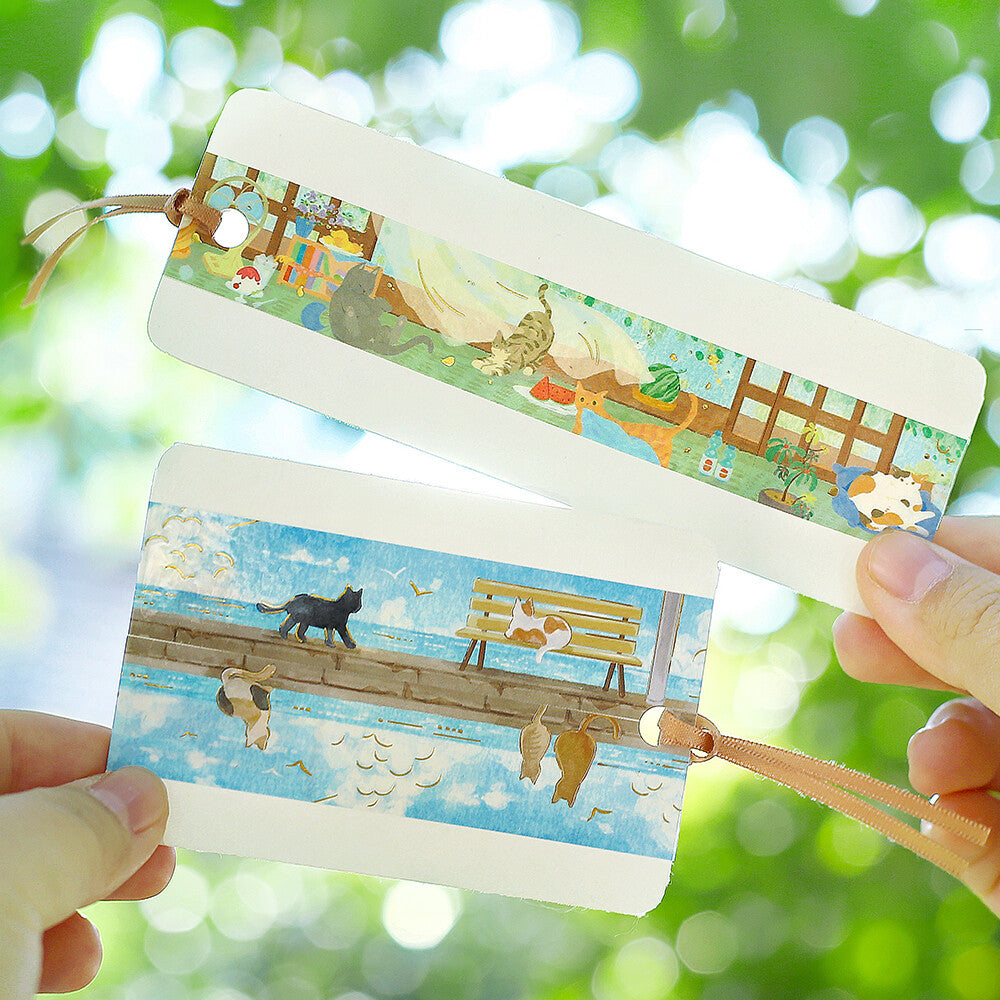 BGM Washi Tape - Summer Limited -Seaside and Cat (Limited Edition)