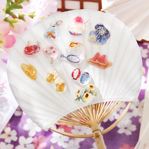 BGM Kyururun Sticker Sheet - Summer Limited - Summer Features