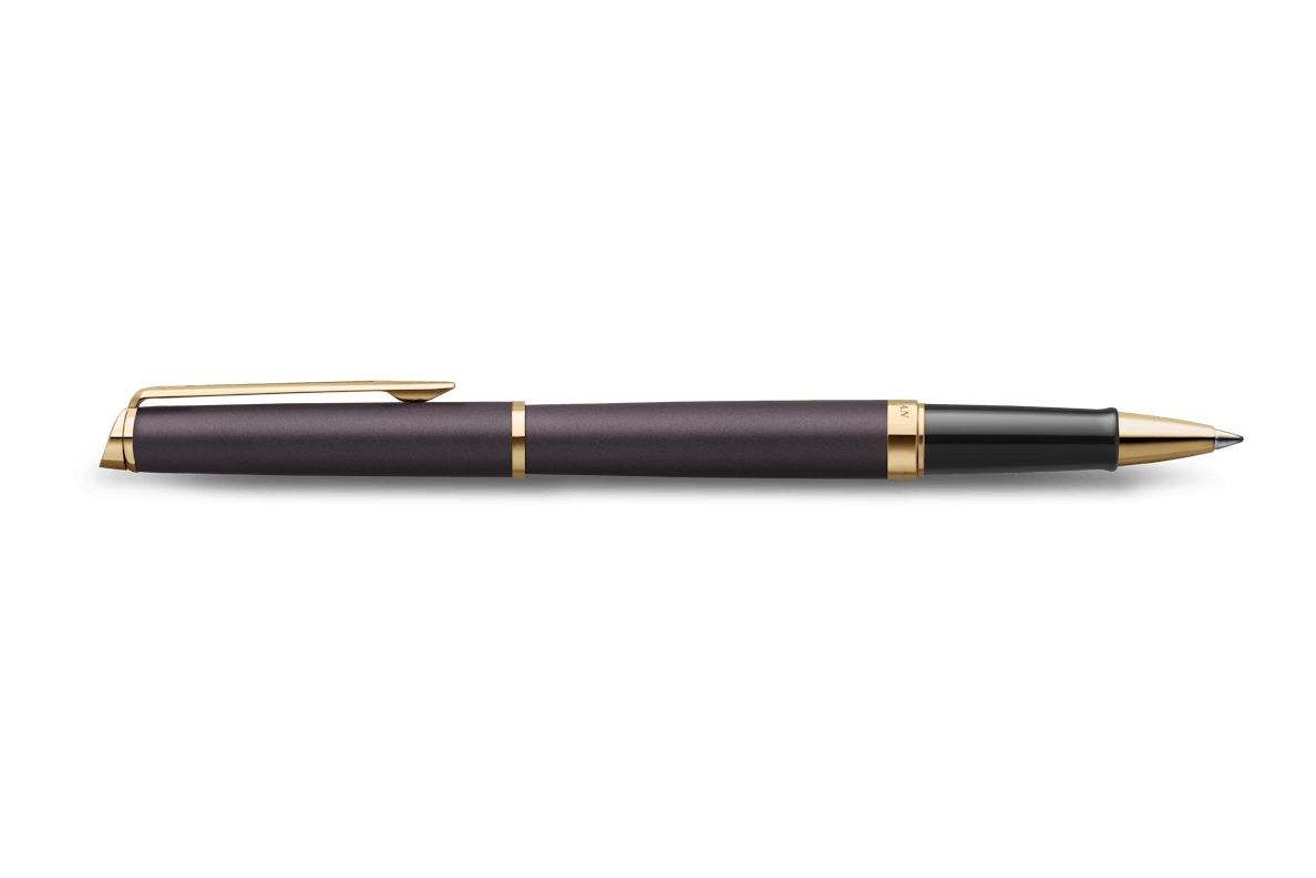 Waterman Hémisphère Understated Edit Rollerball Pen - Lava Black