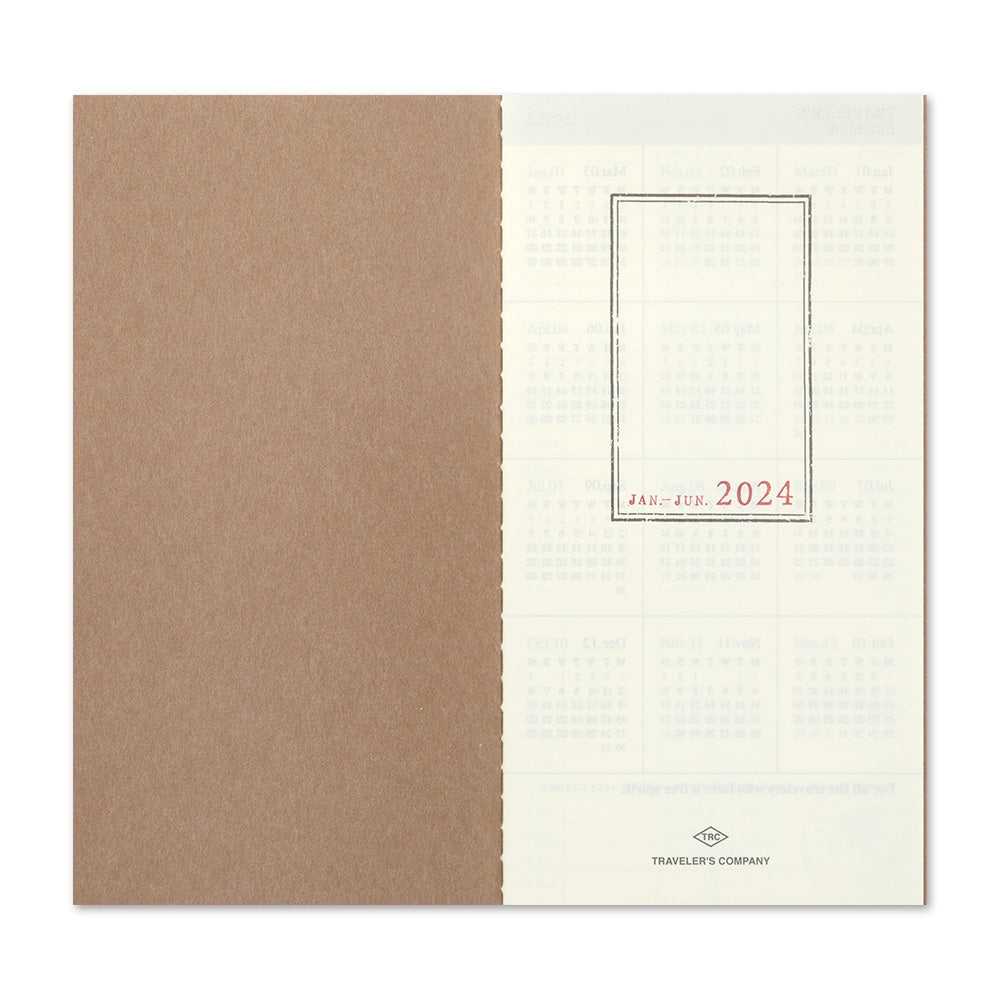 Traveler's Weekly Vertical Diary - Regular Size