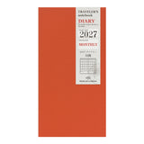 Traveler's 2027 Monthly Diary - Regular Size