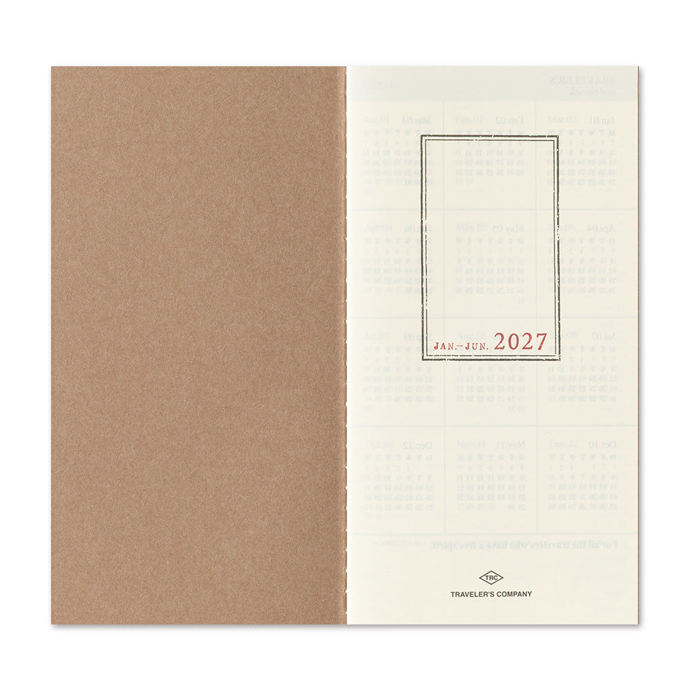 Traveler's 2027 Weekly Vertical Diary - Regular Size