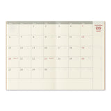 Traveler's 2027 Monthly Diary - Passport Size