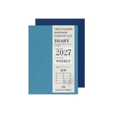 Traveler's 2027 Weekly Diary - Passport Size