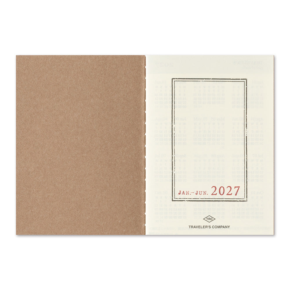 Traveler's 2027 Weekly Diary - Passport Size