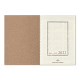 Traveler's 2027 Weekly Diary - Passport Size