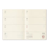 Traveler's 2027 Weekly Diary - Passport Size