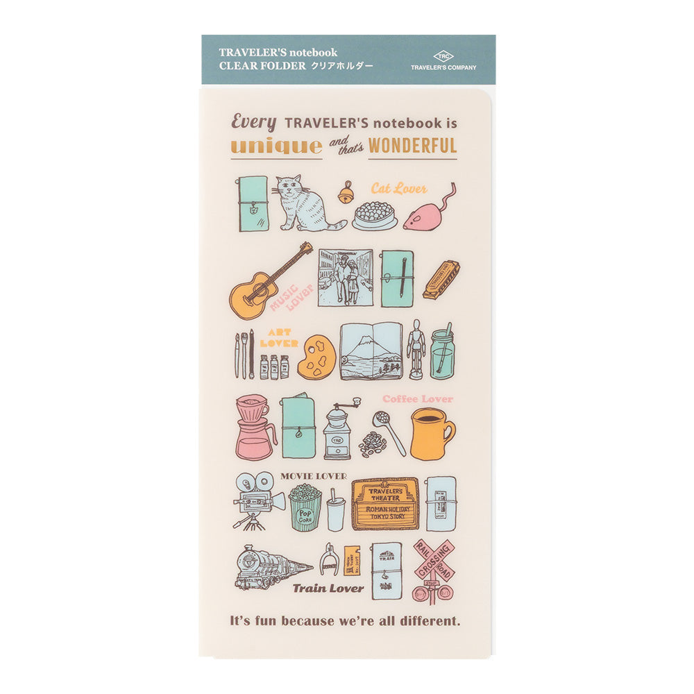 Traveler's 2027 Clear Folder - Regular Size
