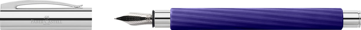 Faber-Castell Ambition Italic Fountain Pen - Midnight Mauve