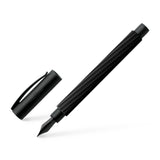 Faber-Castell Ambition Italic Fountain Pen - Obsidian