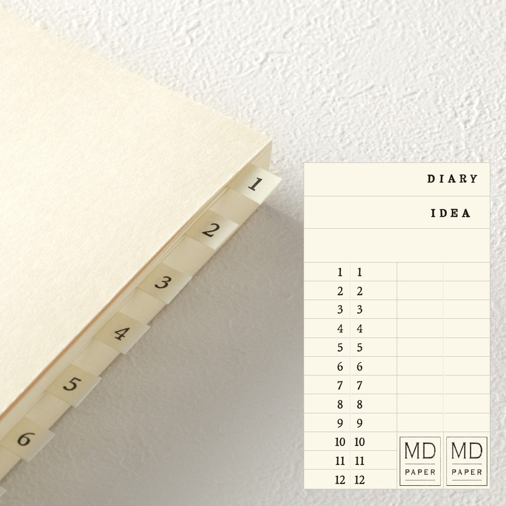 Midori MD Notebook Journal - A5 - 1 Day 1 Page - Blank