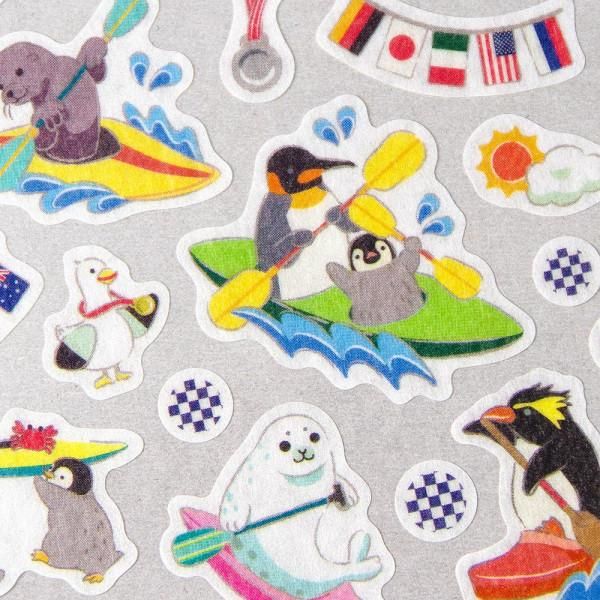 NB Large Sports Sticker Sheet - Canoe