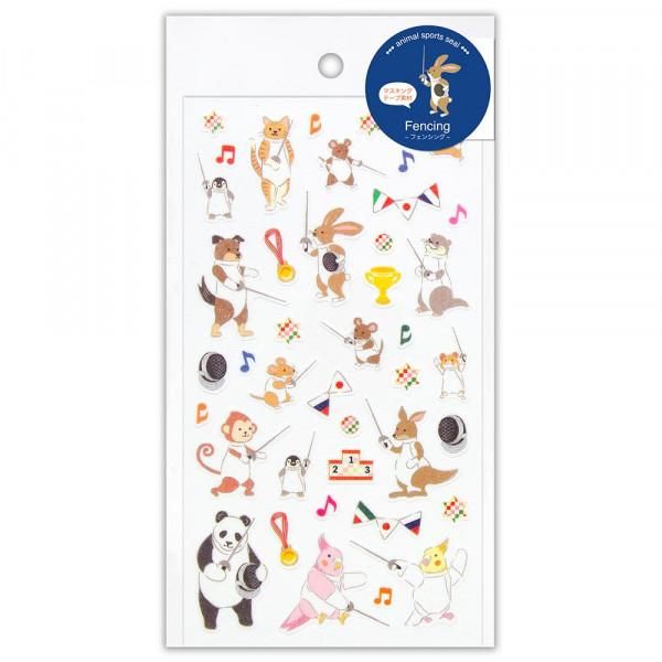NB Large Sports Sticker Sheet - Fencing