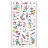 NB Large Sports Sticker Sheet - Skateboarding