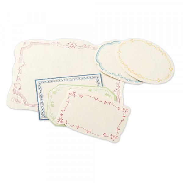 NB Colored Paper Flake Stickers - Retro