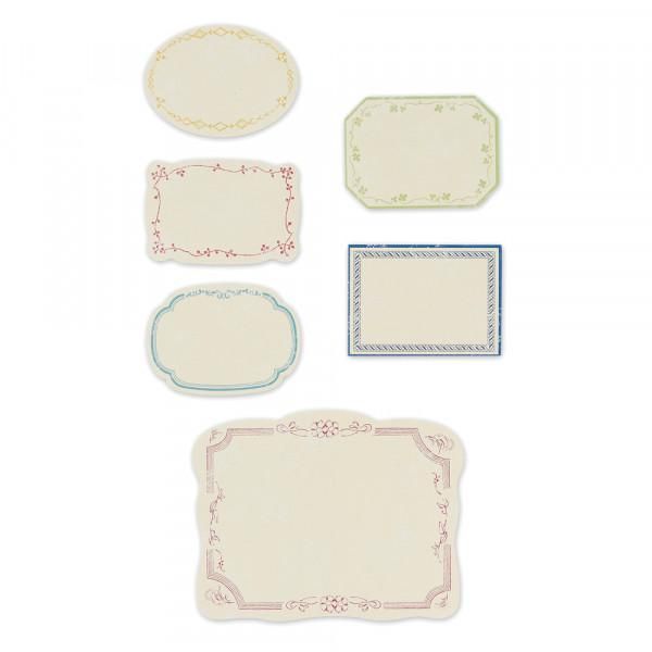 NB Colored Paper Flake Stickers - Retro