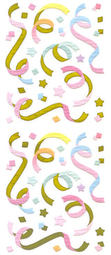 Okuyama & Co Paper Stickers with Gold Foil - Sun Sam's Confetti & Swirls
