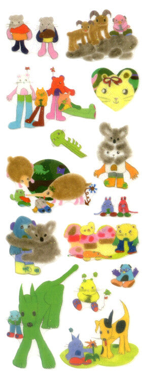 Okuyama & Co Transfer Stickers - UOU CUTE Loving Creatures 3