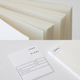 Midori MD Cotton Notebook - Plain - A5 Square