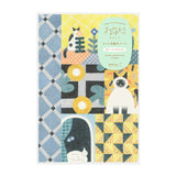 Midori Yuru Log Notebook B6 - Cat