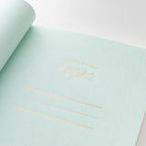 Midori Yuru Log Notebook B6 - Free Diary Monthly (18 Months)