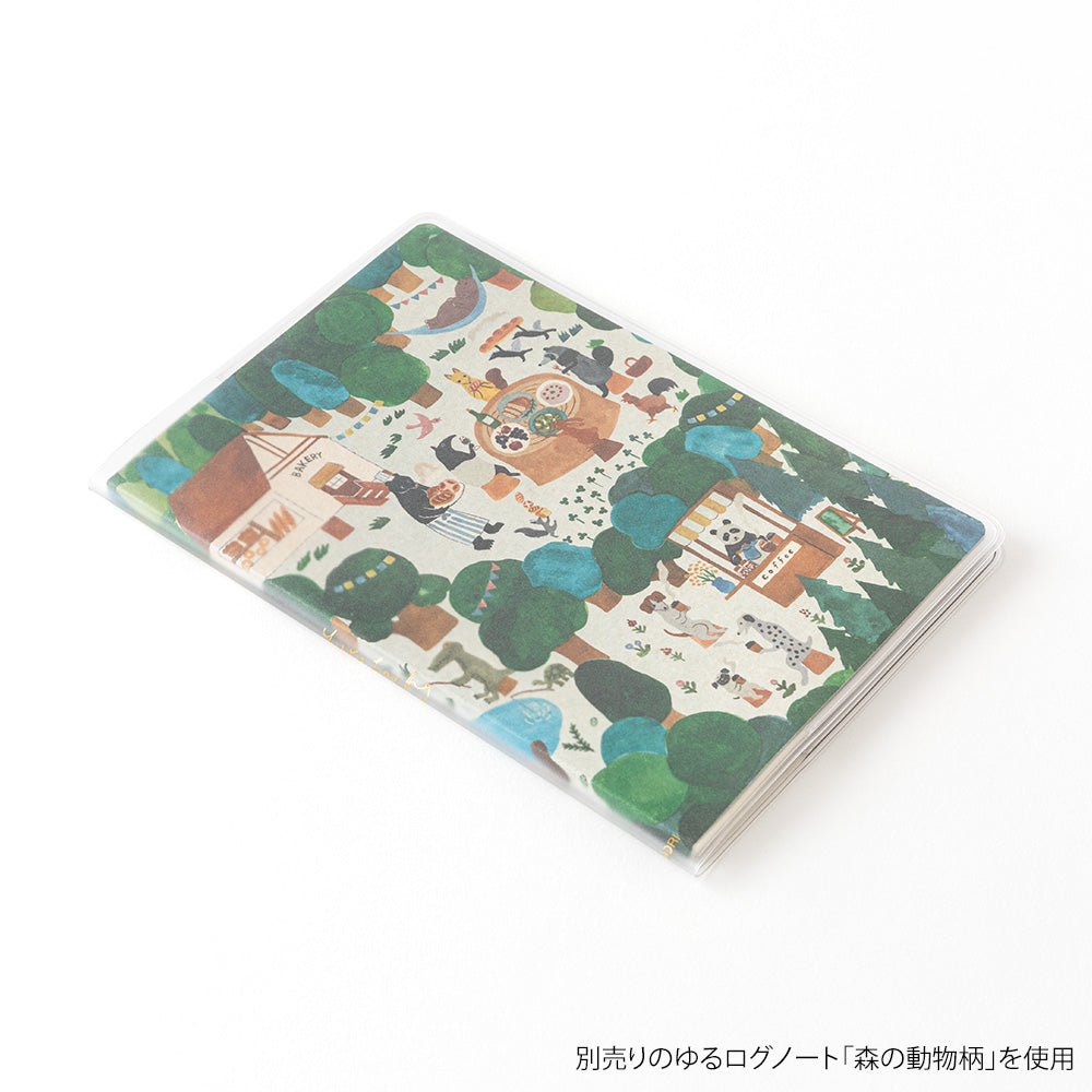 Midori Yuru Log Notebook B6 Cover - PVC