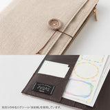Midori Yuru Log Notebook B6 Cover - Cloth