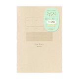 Midori Yuru Log Notebook B6 - Free Diary Monthly (12 Months)