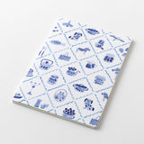Midori Yuru Log Notebook B6 - Blue Nordic A
