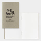 Traveler's Notebook - Card Size - 20th Anniversary Set - Brown