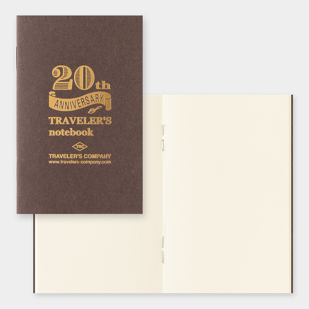 Traveler's Notebook - Card Size - 20th Anniversary Set - Brown