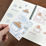 Papier Platz Tobimatsu Shoichiro Gold Foil Flake Stickers - Blue Favorite
