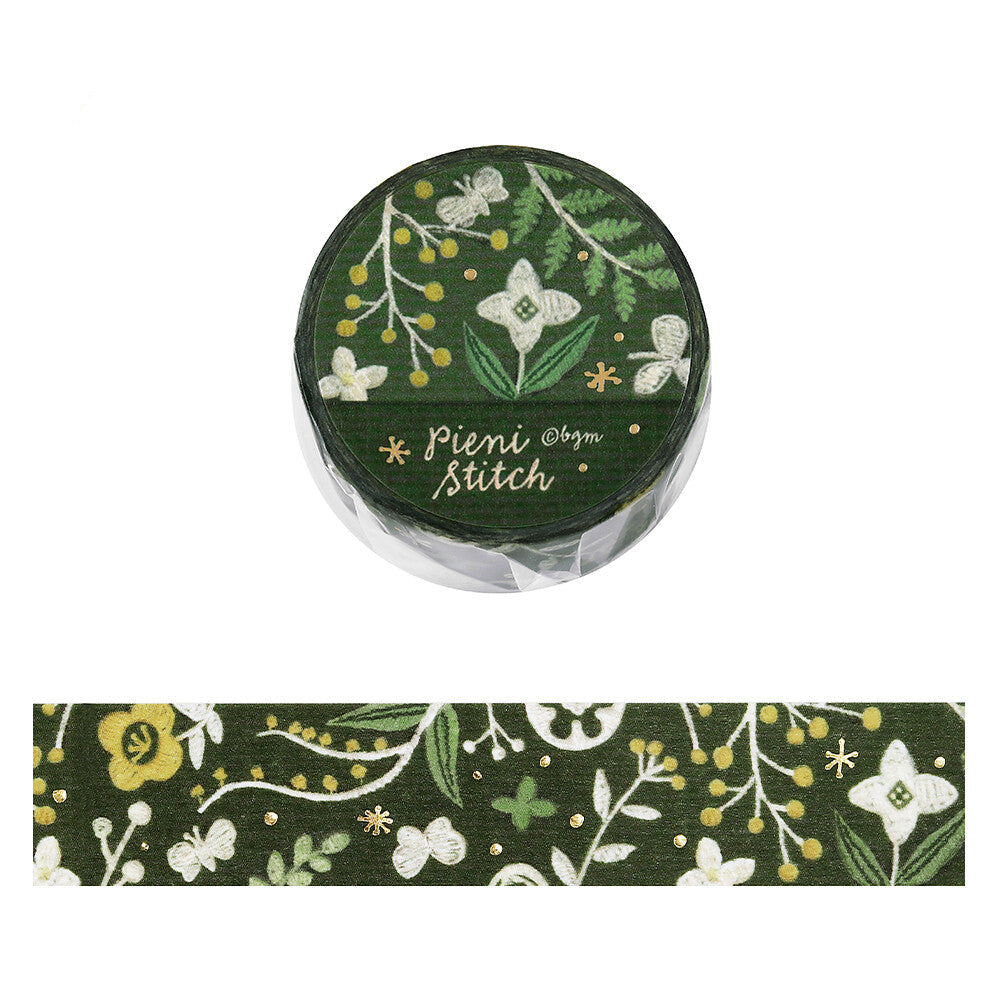 BGM Washi Tape - Pieni Stitch - Tiny Flowers and Grass