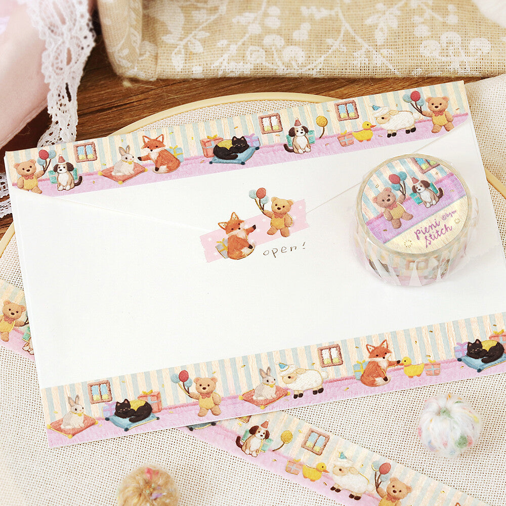 BGM Washi Tape - Pieni Stitch - Small Party