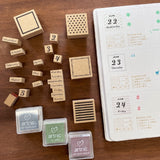 Stamp Marché Number Moji Stamp Set (Set of 10)