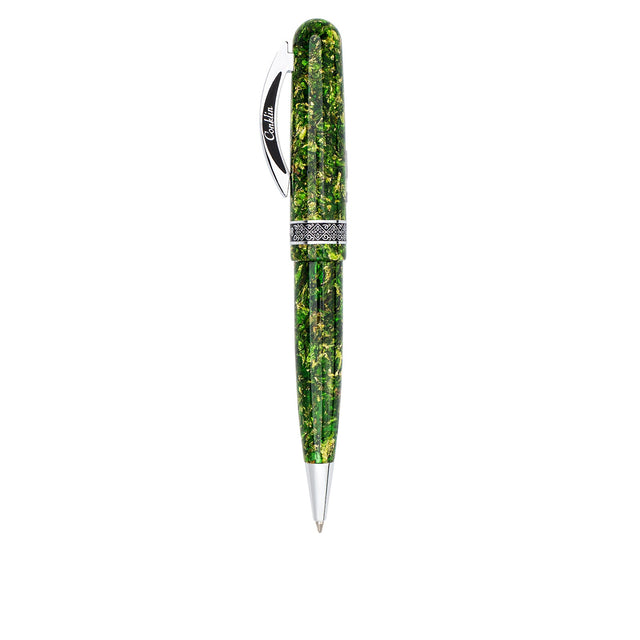 Conklin 1898 Solaris Ballpoint Pen - Green w/ Chrome Trim